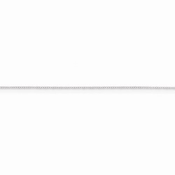 0.42 mm Curb Pendant Chain in 14k White Gold