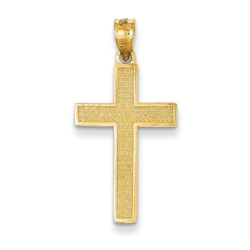 14k Yellow Gold Latin Cross Pendant 22 x 14 mm *** MADE IN USA