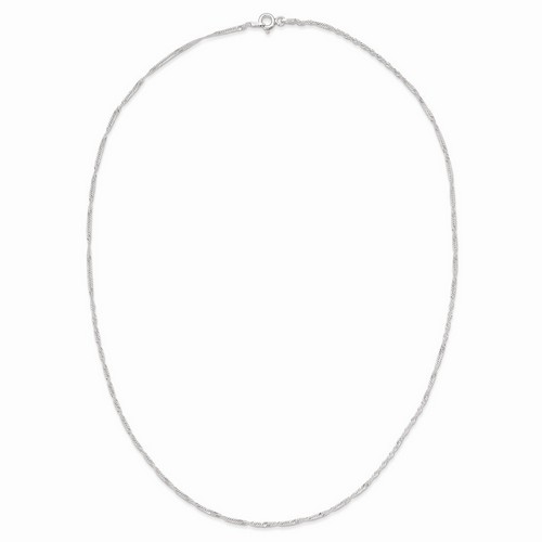 1.4 mm Singapore Chain in 925 Sterling Silver