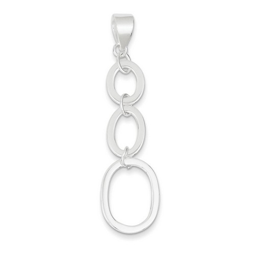 Circle Pendant in 925 Sterling Silver