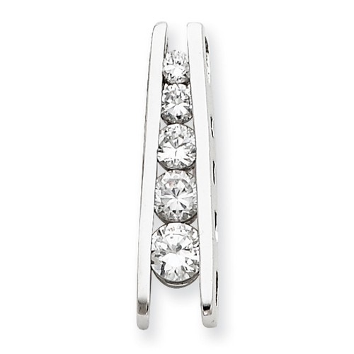 CZ Journey Pendant in 925 Sterling Silver