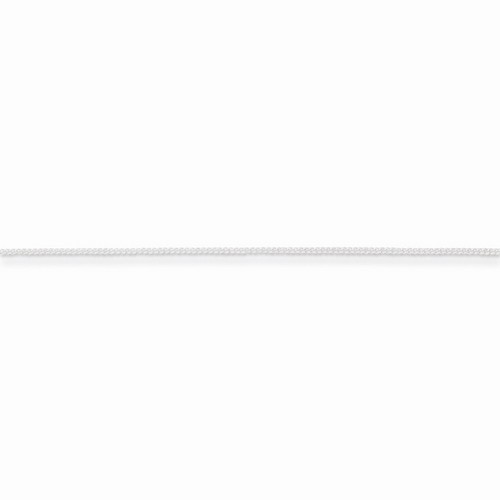 0.8 mm Curb Chain in 925 Sterling Silver
