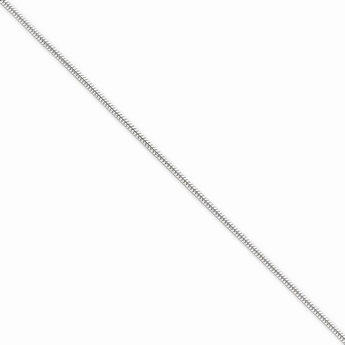 1.75 mm Snake Chain Bracelet in 925 Sterling Silver