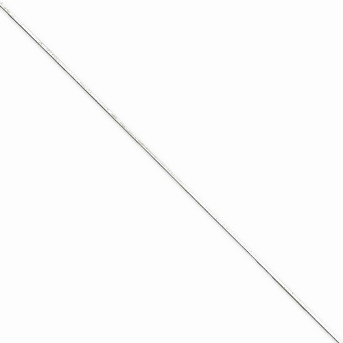 0.7 mm Square Snake Chain in 925 Sterling Silver
