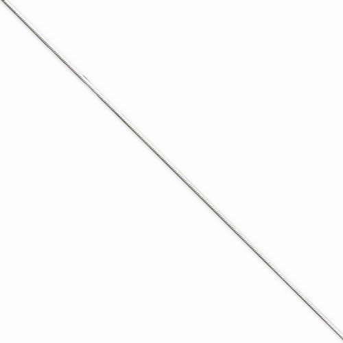 0.8 mm Square Snake Chain in 925 Sterling Silver
